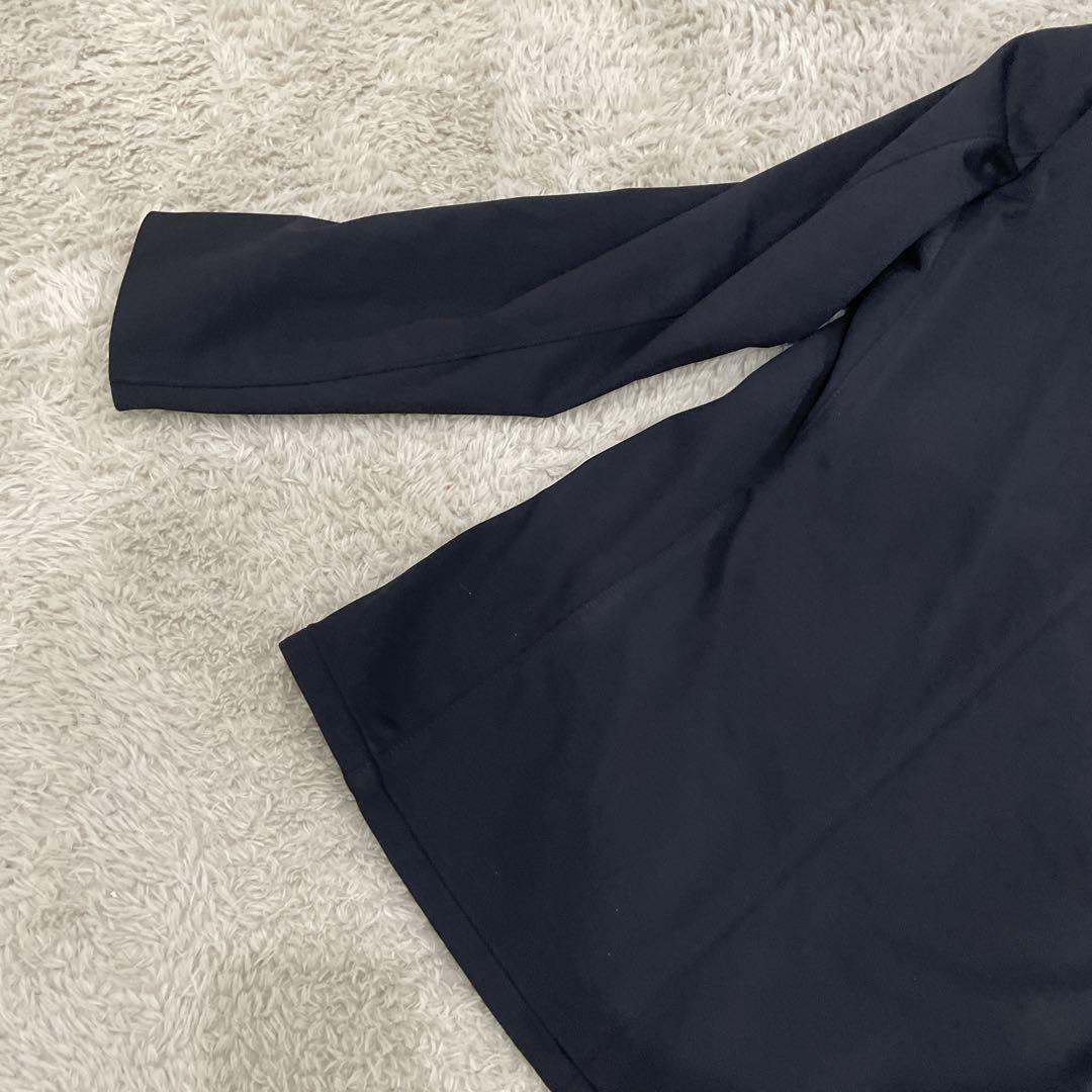 β MEN メンズジャケット　黒　ストレッチ　M フード取り外し可　お洒落