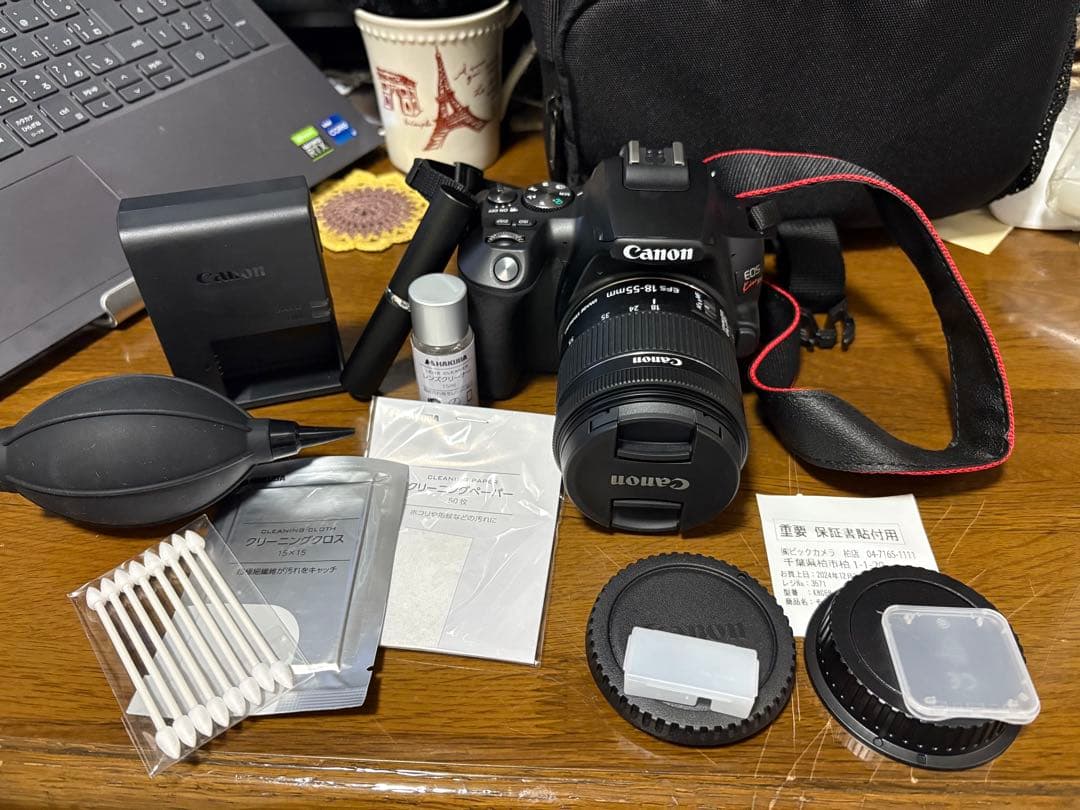 Canon EOS Kiss X10 SDカード64GBとバッグ付属