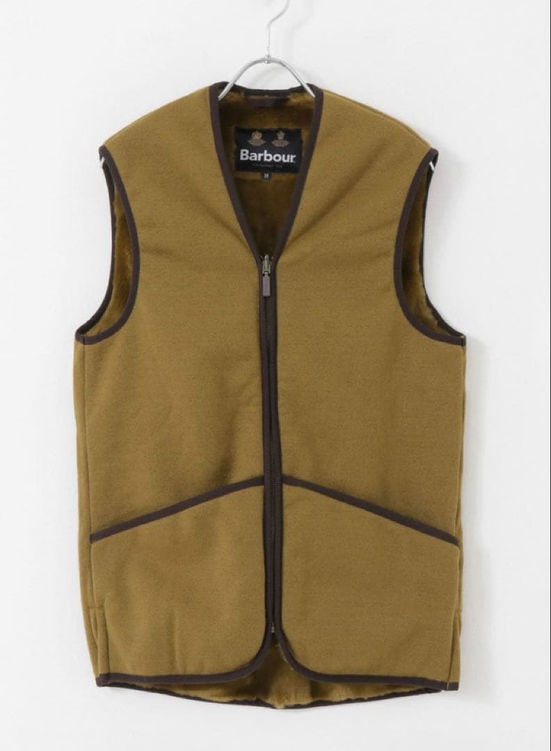 Barbour ファーライナー　MLI0004 ブラウン42