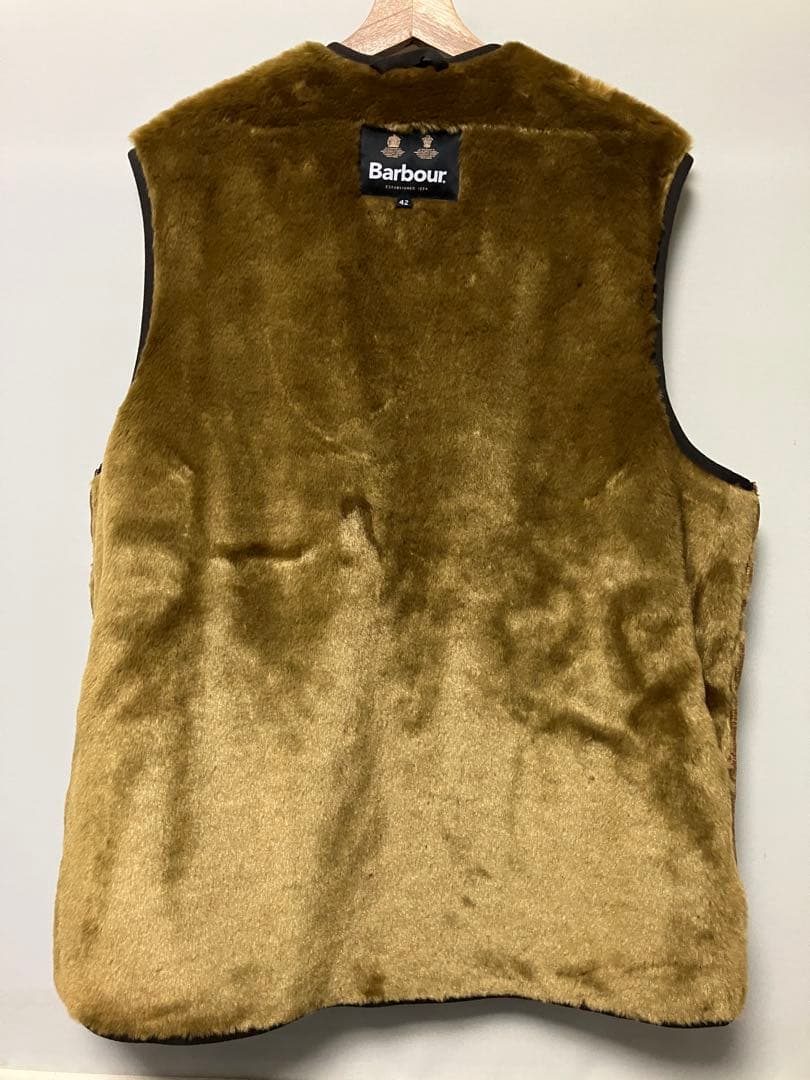 Barbour ファーライナー　MLI0004 ブラウン42