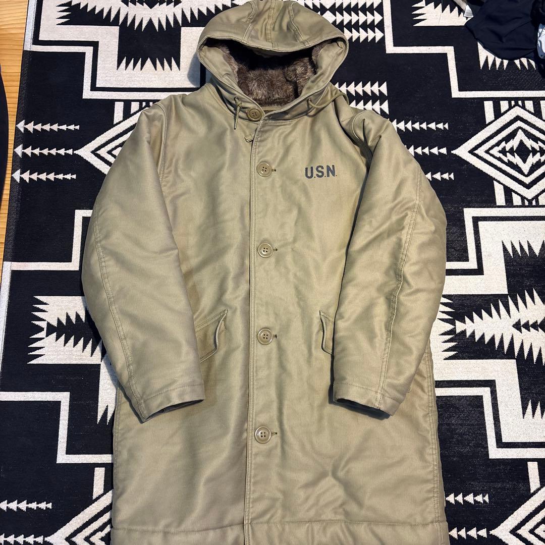 HOUSTON ヒューストン　N-1 デッキコート　裏ボア