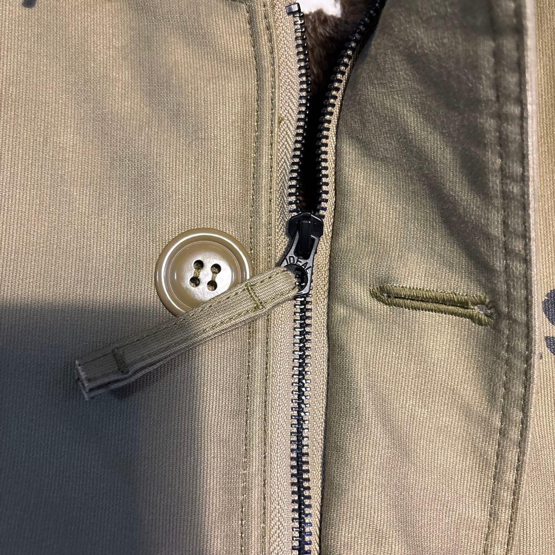 HOUSTON ヒューストン　N-1 デッキコート　裏ボア