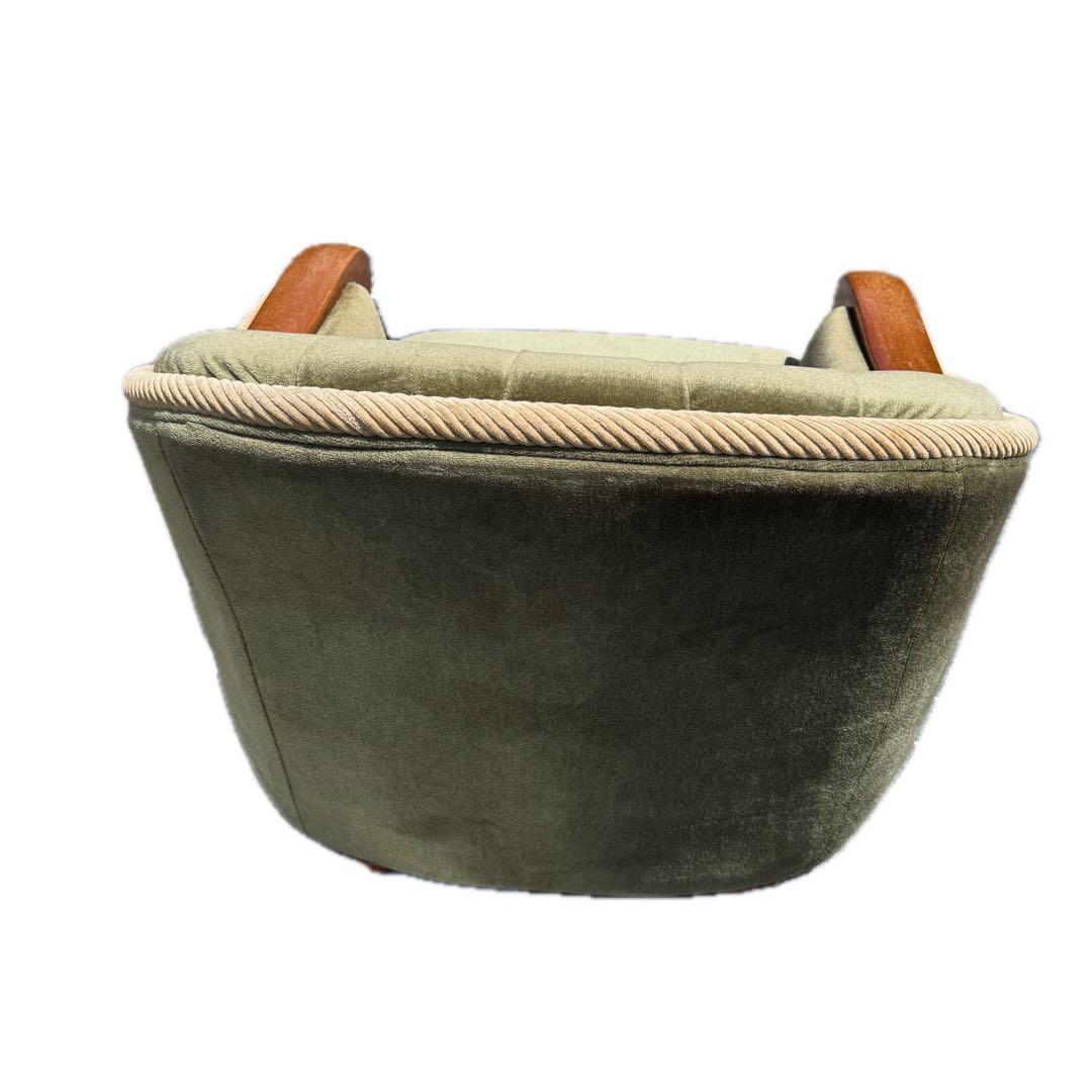 「美品」　高級品　送料込み　ナガノインテリア工業　1人がけソファ