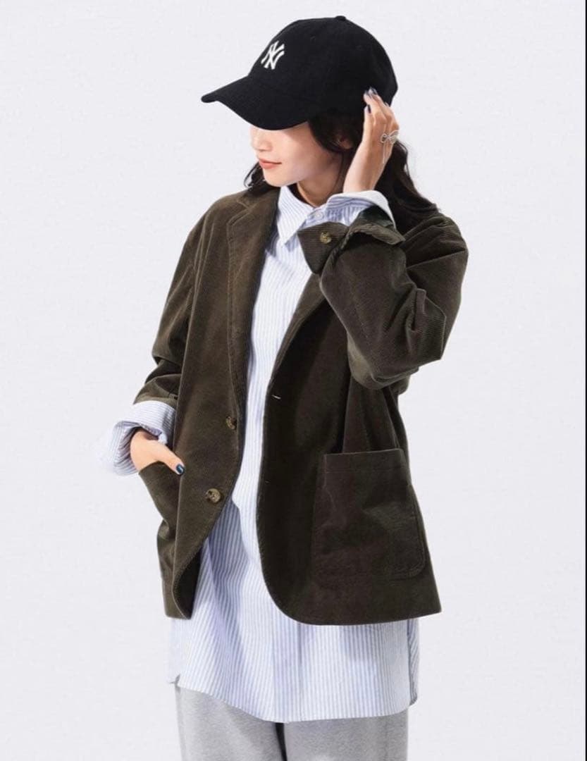 m*.様 ビームスボーイ ジャケット 10ウェルコーデュロイ 3ボタン ジャケッ