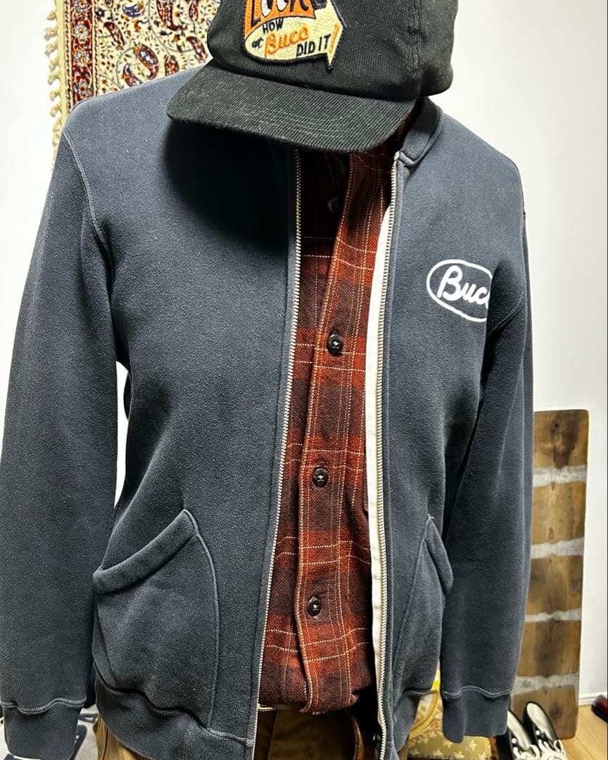 希少　リアルマッコイズ　BUCO スウェットスタジャン　カスタム