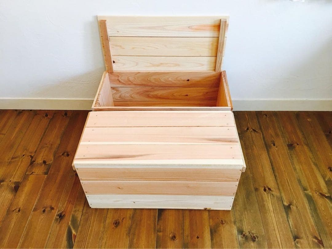 新品 蓋付 りんご箱 10箱 // 木箱 収納 運搬 ケース コンテナ 什器 台