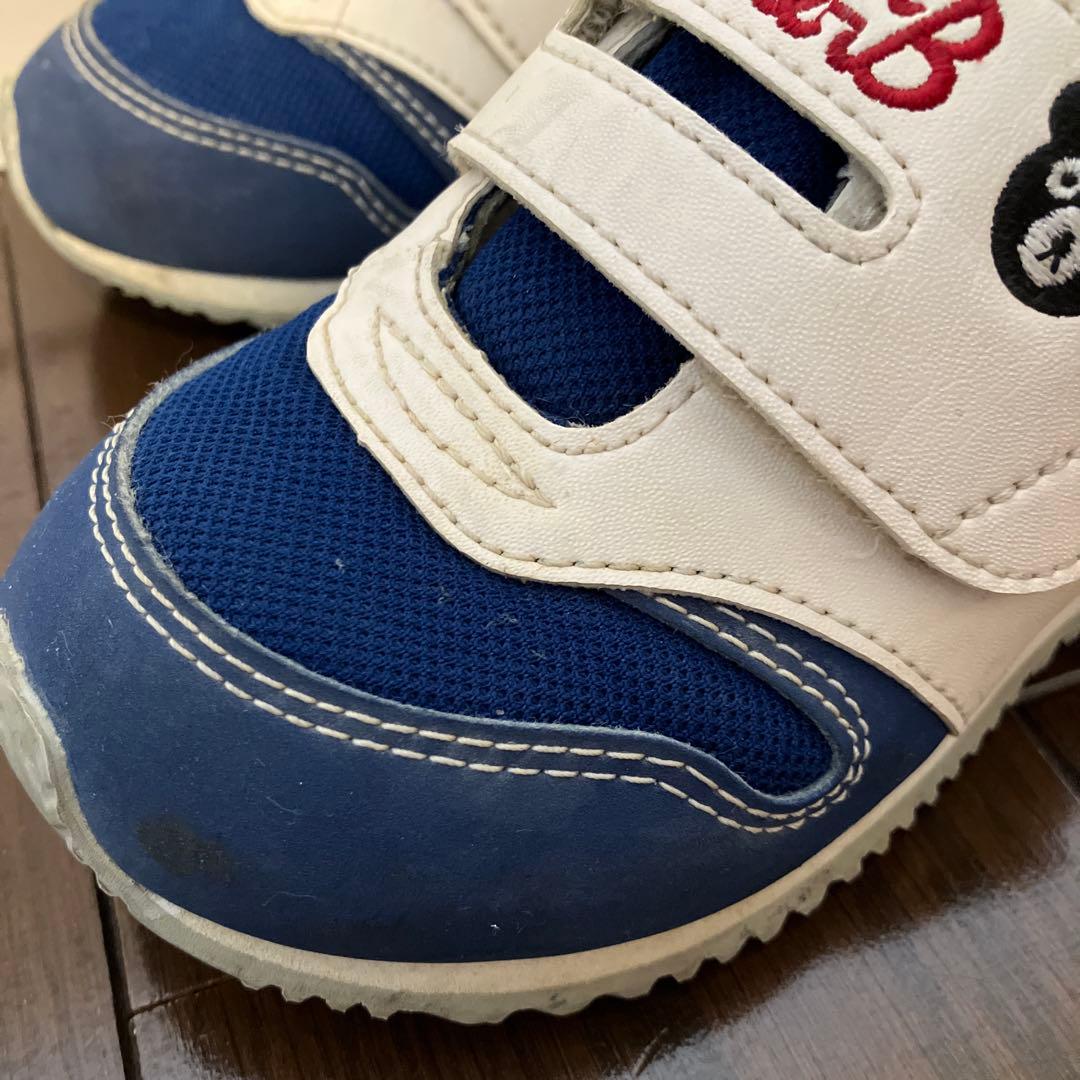 ミキハウス double.B ミズノコラボキッズシューズ2足セット