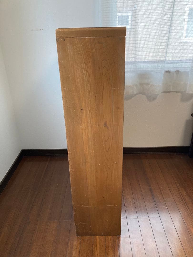 昭和レトロ書棚　本棚　アンティーク家具　古民家