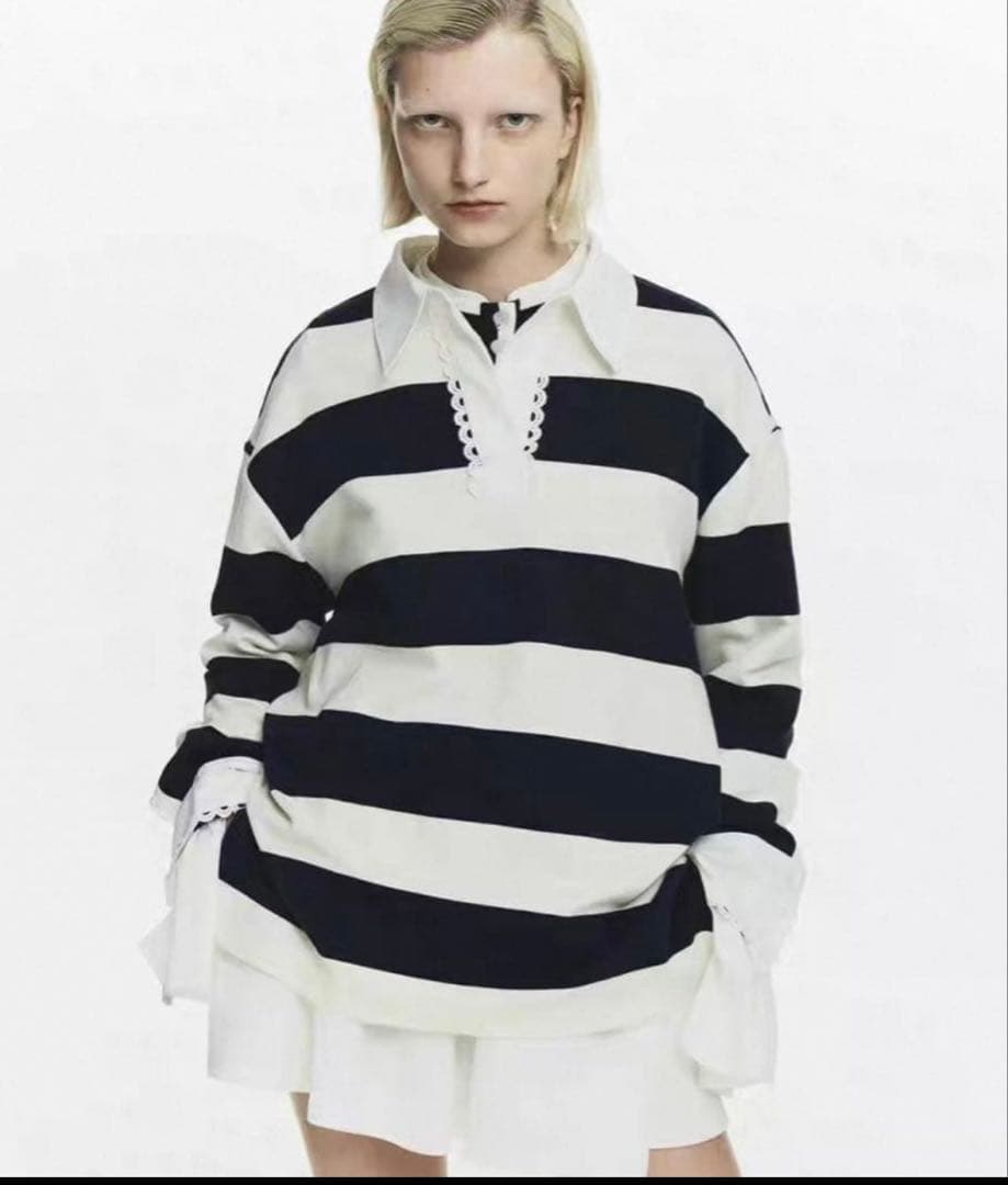 トップス biby FRANCINE RUGBY TOP