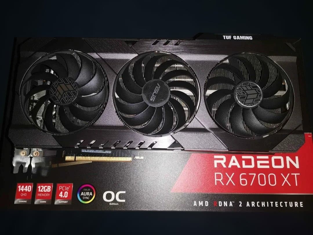 グラフィックボード・グラボ・ビデオカード Radeon RX 6700XT ASUS TUF Gaming 12GB