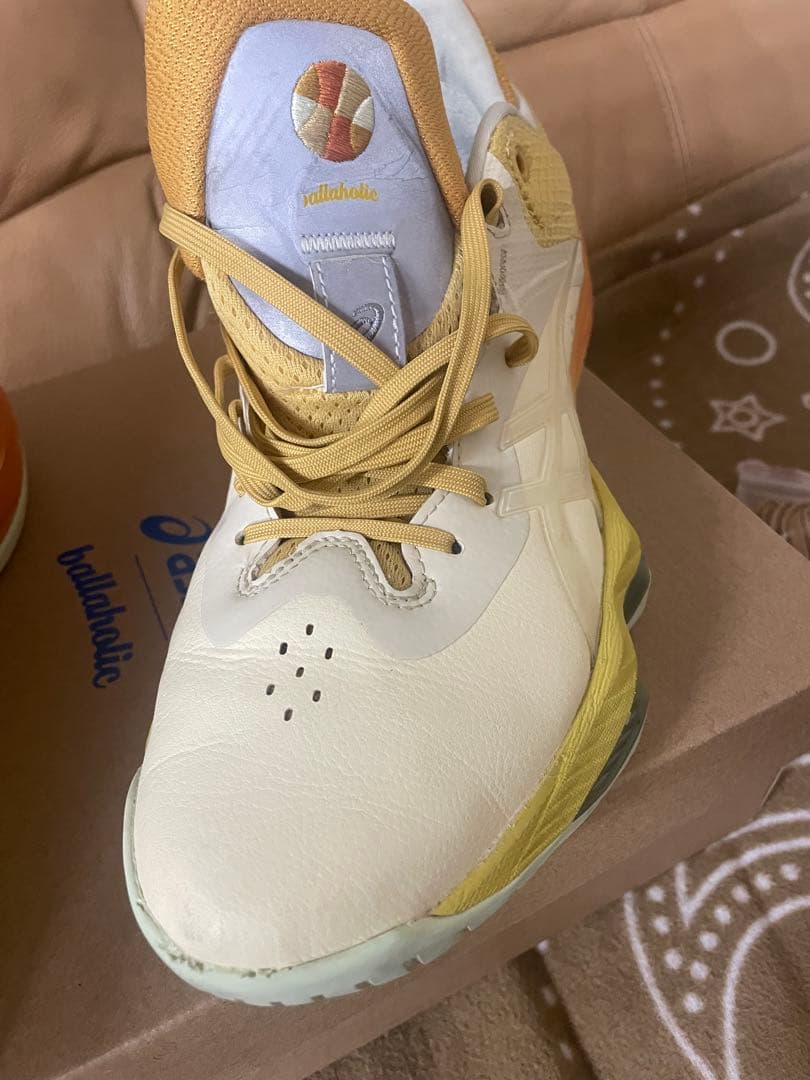 ballaholic バスケットボールシューズ クリーム/イエロー　27cm