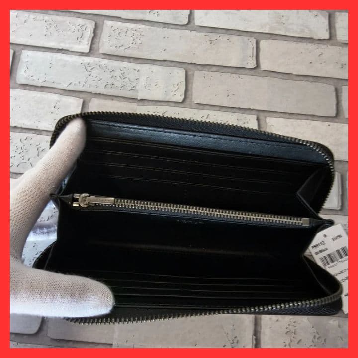 【新品未使用】COACH　長財布　F58112　SV/BK