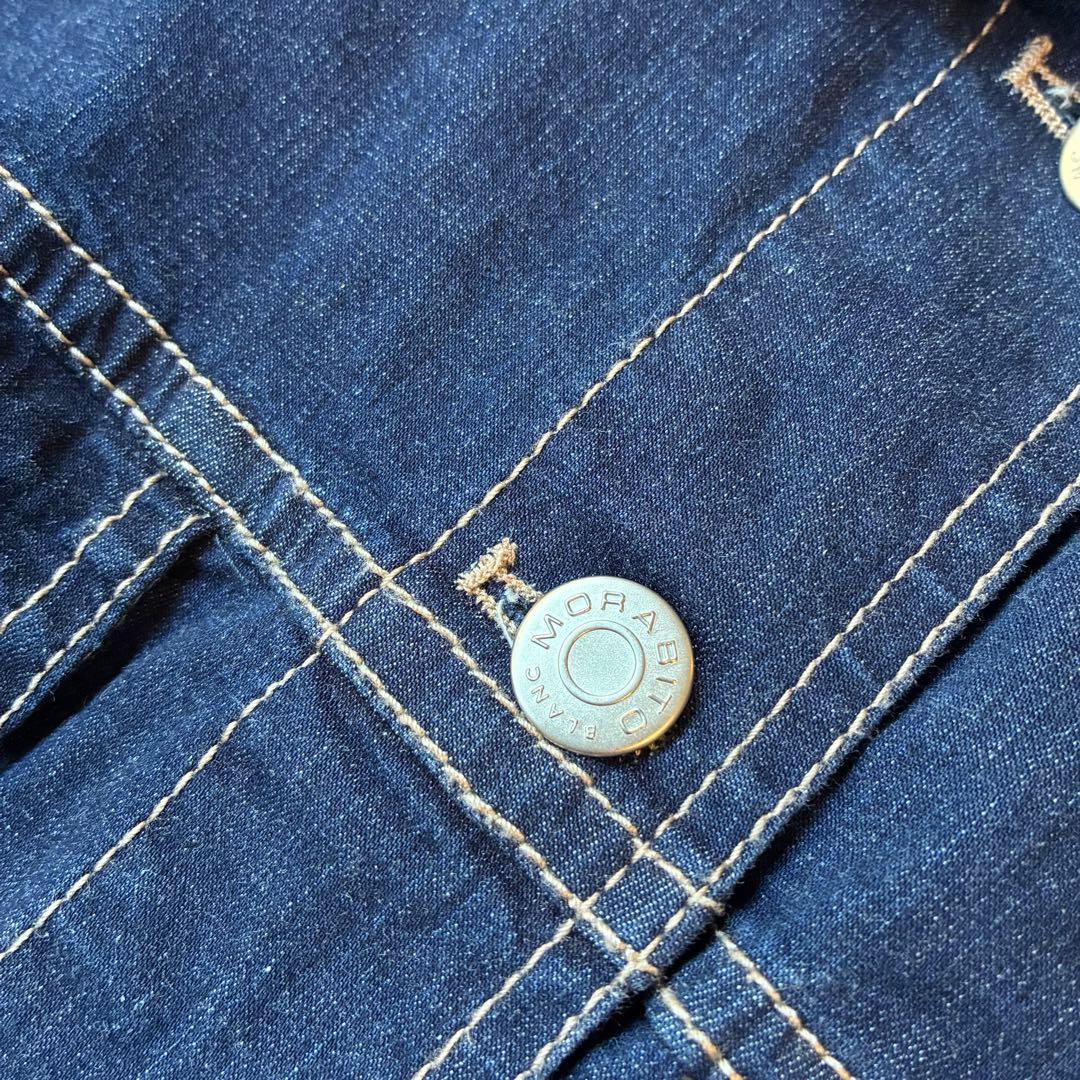 MORABITO BLANC モラビトブラン ストレッチデニムジャケット38