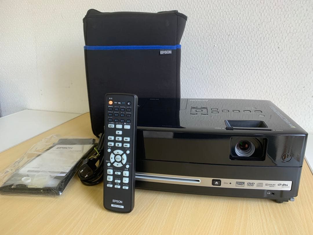 【ランプ点灯時間 104H】EPSON プロジェクター EH-DM3リモコン