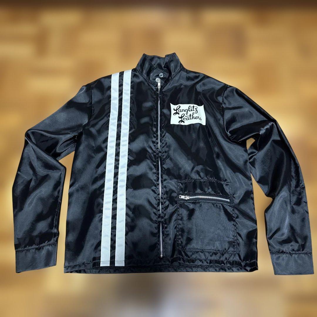 ラングリッツレザー　ナイロンジャケット