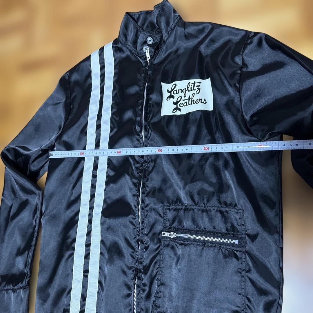ラングリッツレザー　ナイロンジャケット