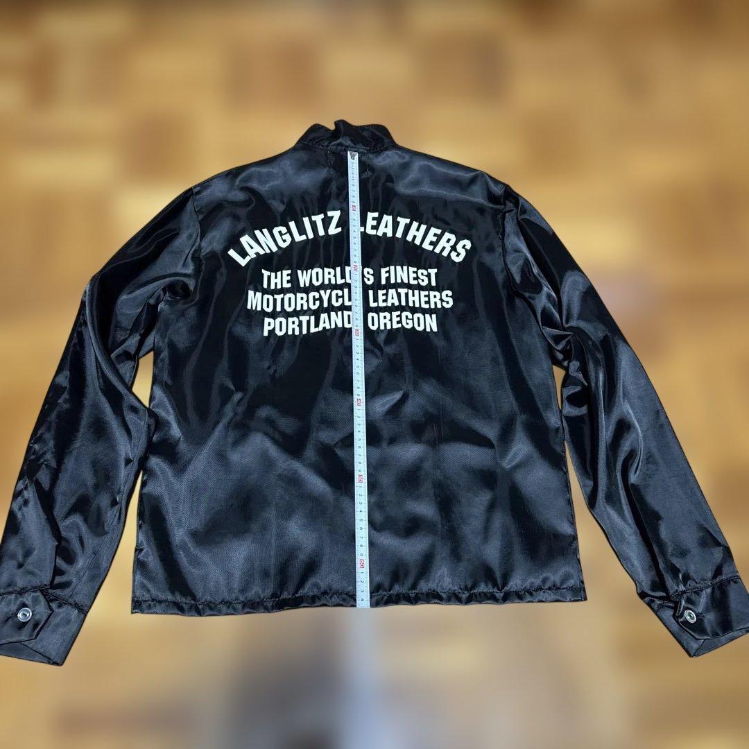 ラングリッツレザー　ナイロンジャケット