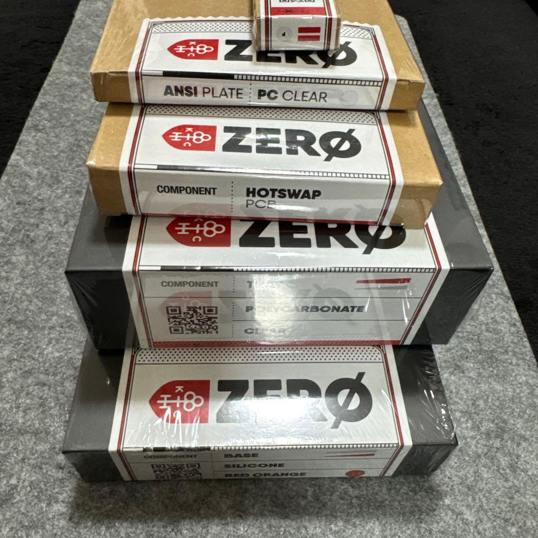 希少 keycult zero ボリカーボネート筐体 オレンジシリコンベース