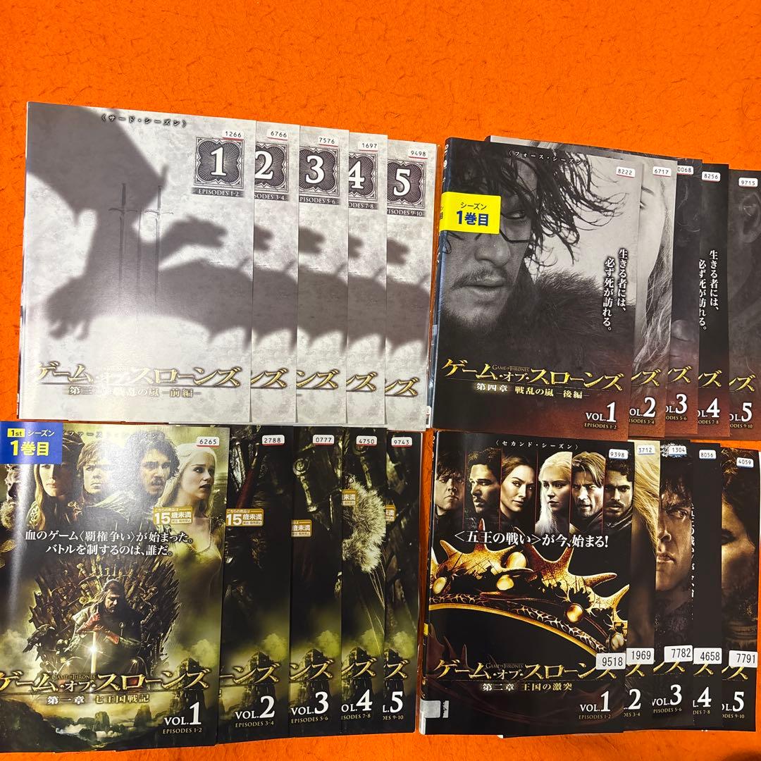 ゲーム・オブ・スローンズ （第1章 ～ 最終章）DVD 全40巻セット　全巻