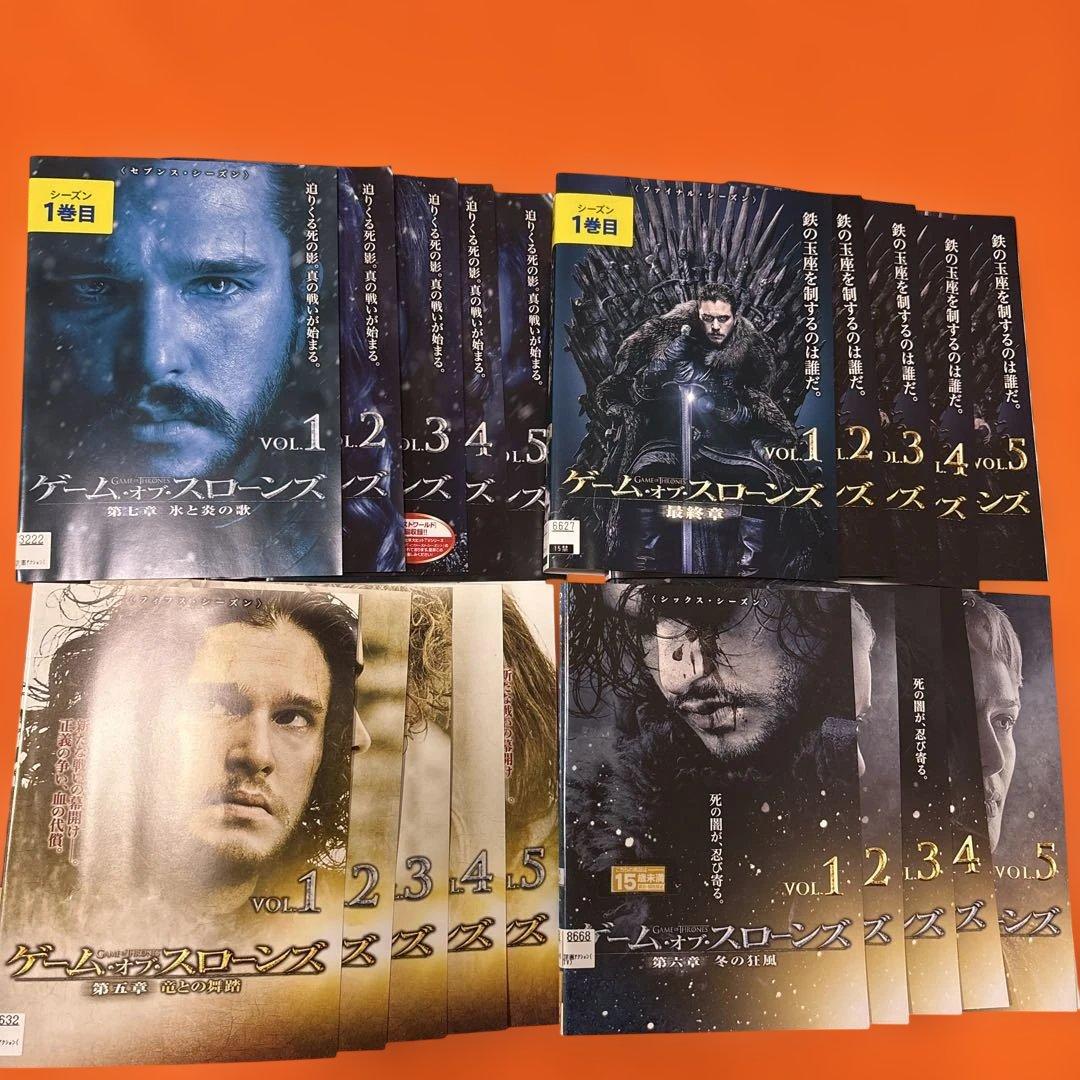 ゲーム・オブ・スローンズ （第1章 ～ 最終章）DVD 全40巻セット　全巻