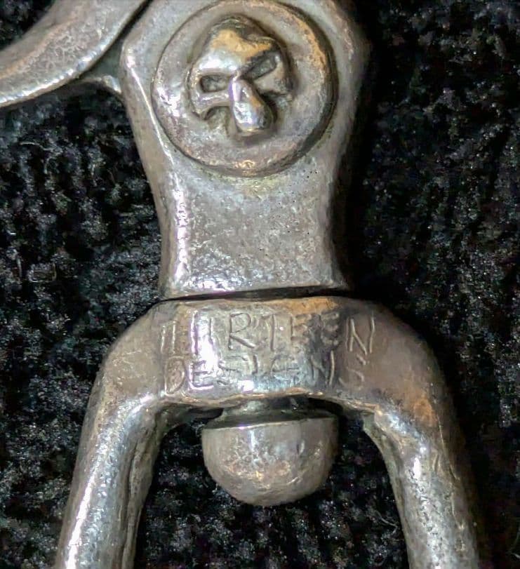 THIRTEEN DESIGNS スカルウォレットチェーン