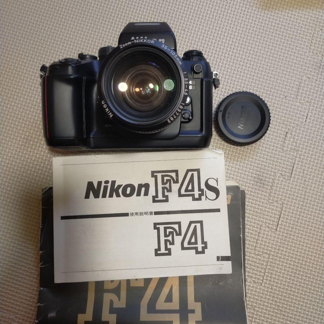 Nikon F4 フィルム一眼レフカメラ レンズ 取扱説明書付き