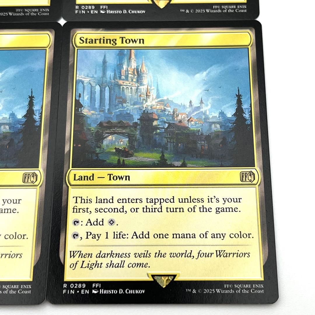 始まりの町 4枚セット　英語　MTG