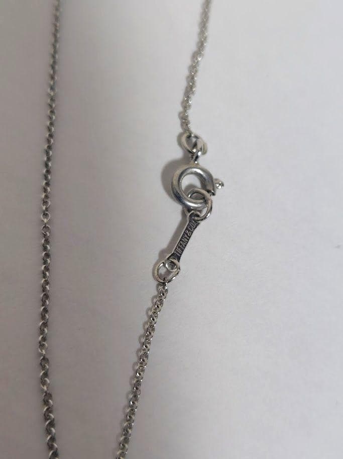 TIFFANY シルバー ビーン型 ティファニー ネックレス 美品