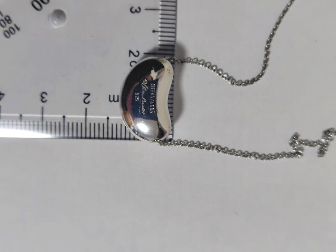 TIFFANY シルバー ビーン型 ティファニー ネックレス 美品