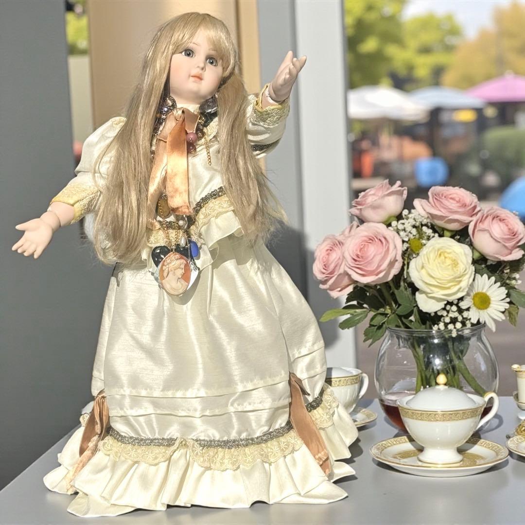 焼きみかん ウエディング ビスクドール ジュモー 幸せを運ぶ人形