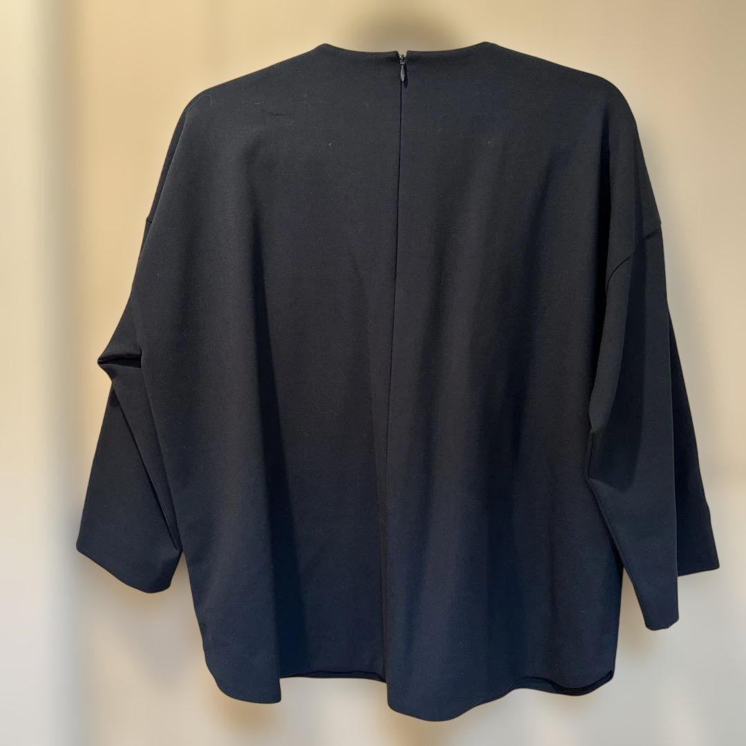 未使用　ヨーコチャン　パール　トップス　ネイビー　サイズ40