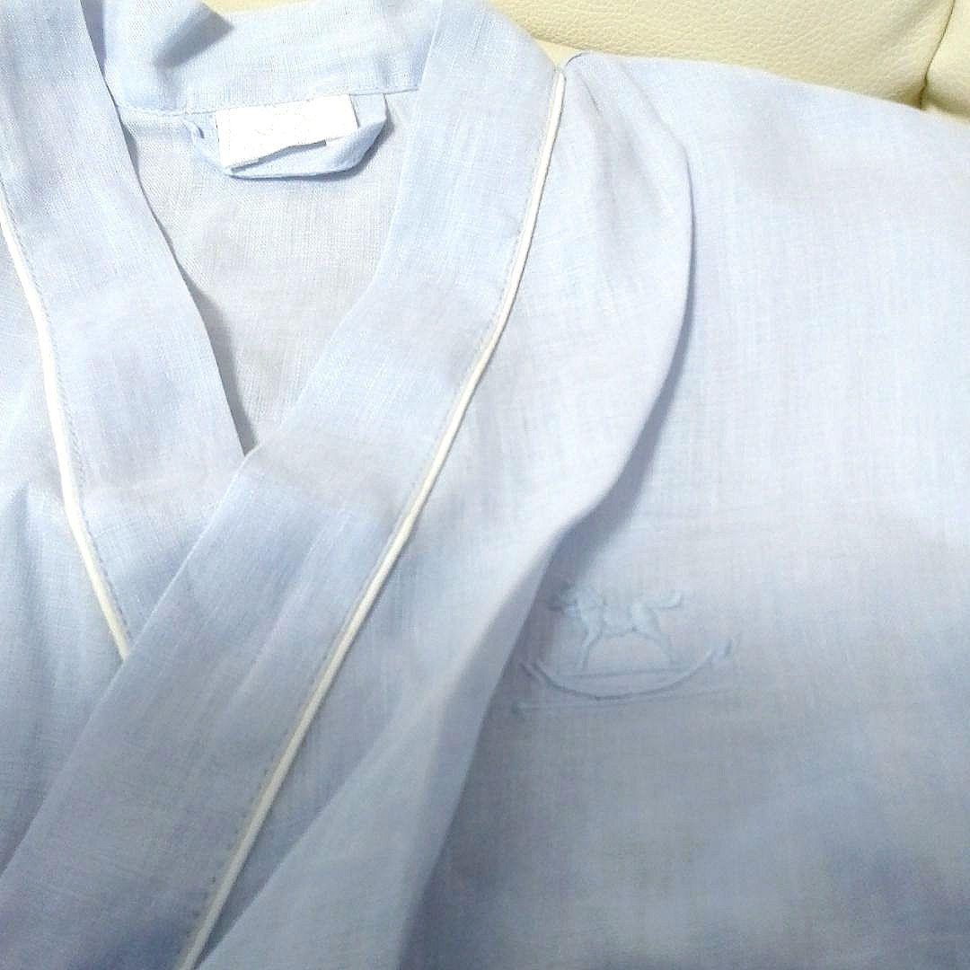 HERMES　エルメス　ベビーシューズ　ブルー　水色　 アダダ　出産祝い　ギフト