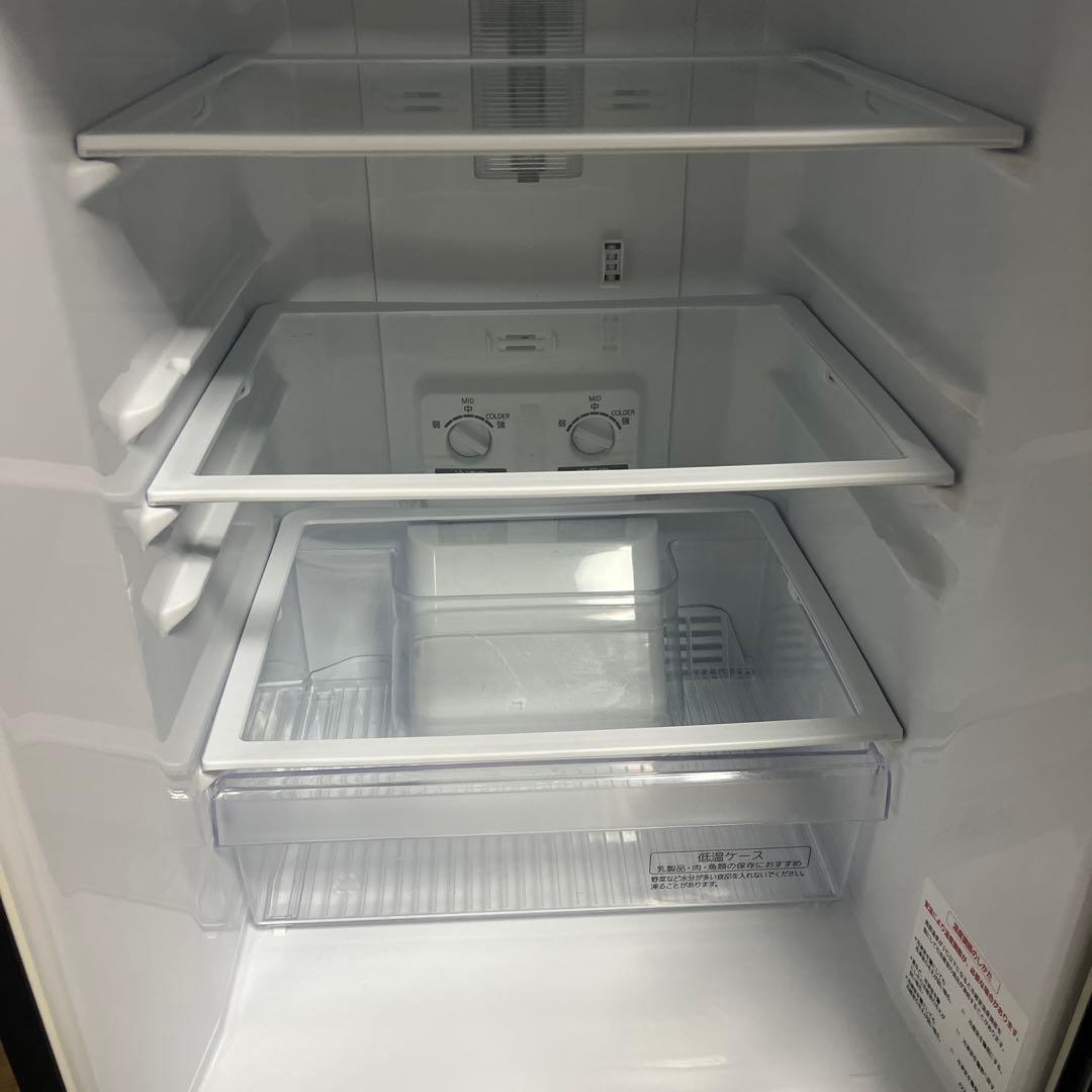 【美品】・三菱　ノンフロン冷凍冷蔵庫　　　 MR-P15ED-KK 2019年製