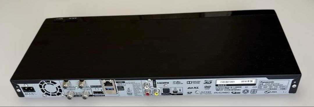 パナソニック　ブルーレイレコーダー　DMRーBRZ1010