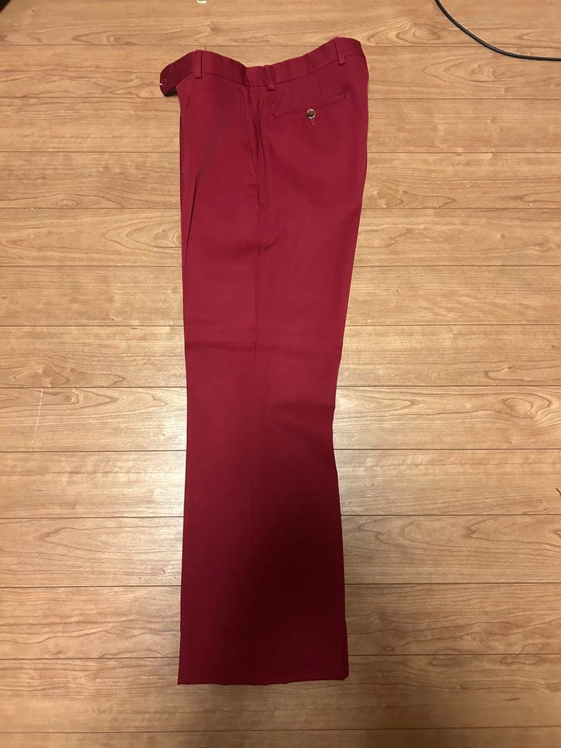 【新品未使用】BIBOJA フレアスラックス　赤