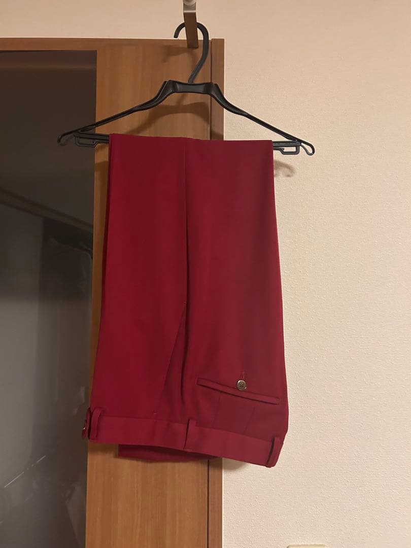 【新品未使用】BIBOJA フレアスラックス　赤