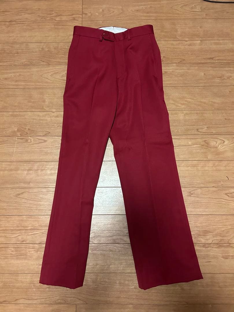 【新品未使用】BIBOJA フレアスラックス　赤