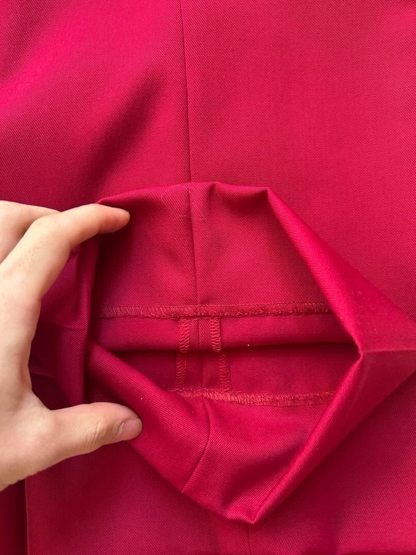 【新品未使用】BIBOJA フレアスラックス　赤