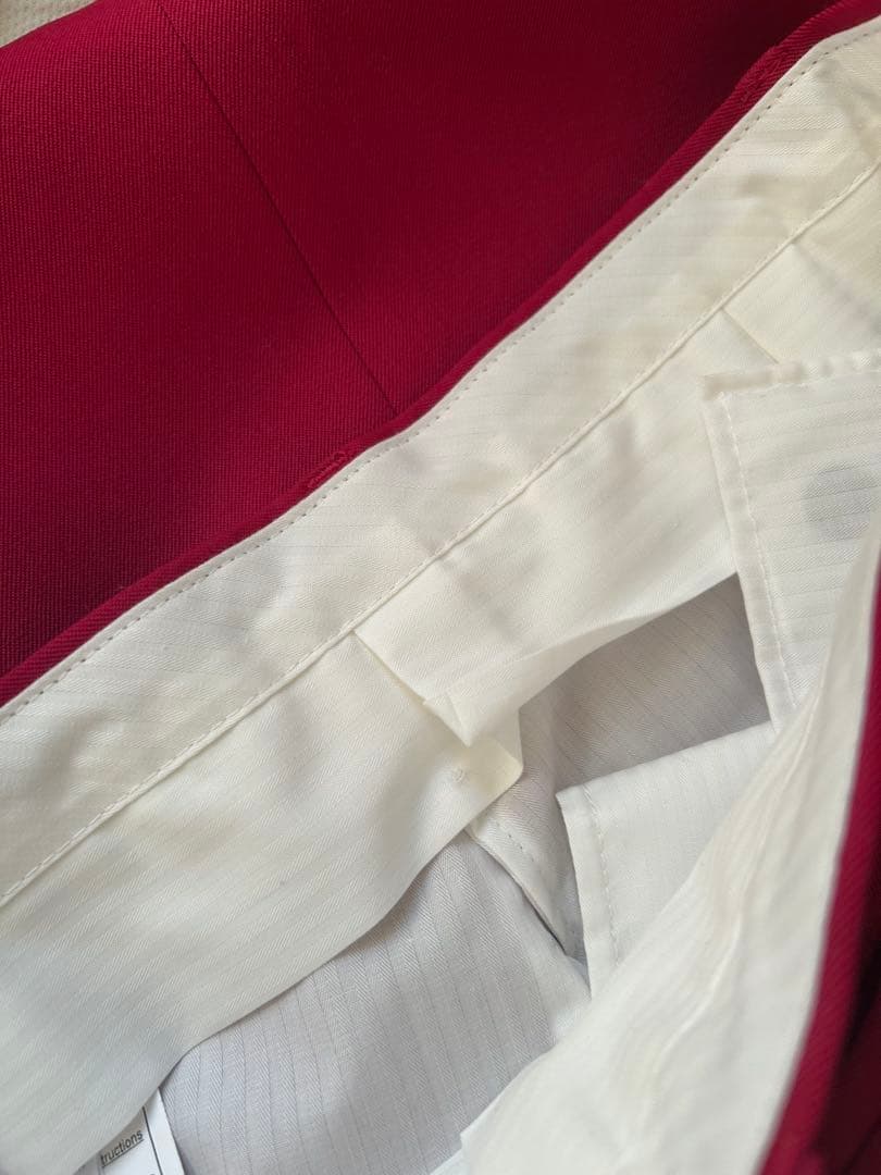 【新品未使用】BIBOJA フレアスラックス　赤