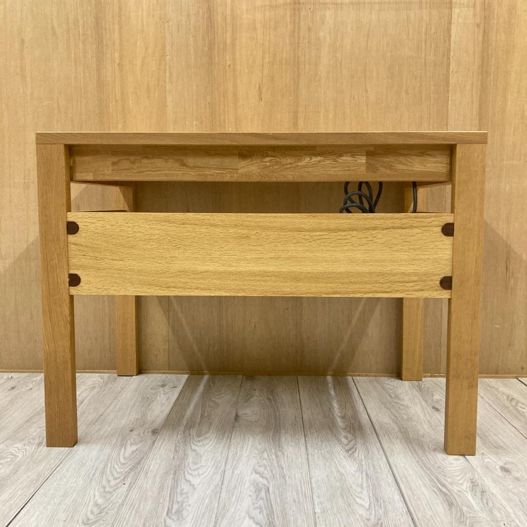 【マルニ】デスク　学習机　パソコンデスク　木製　天然木