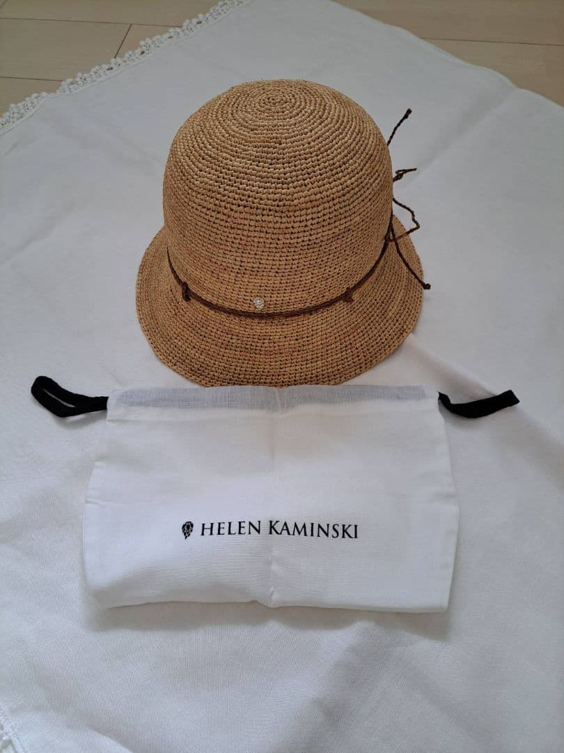 A*）様 最終価格　ヘレンカミンスキー　麦わら帽子　新品　未着用　フリーサイズ