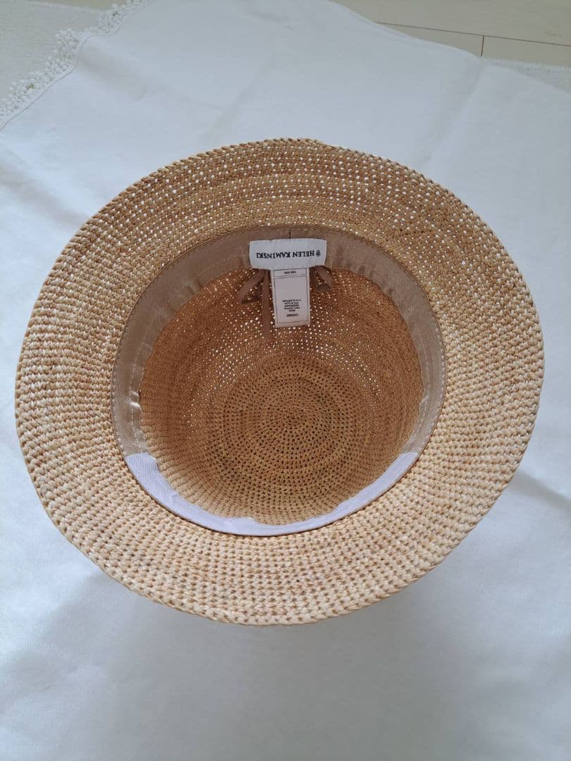 A*）様 最終価格　ヘレンカミンスキー　麦わら帽子　新品　未着用　フリーサイズ