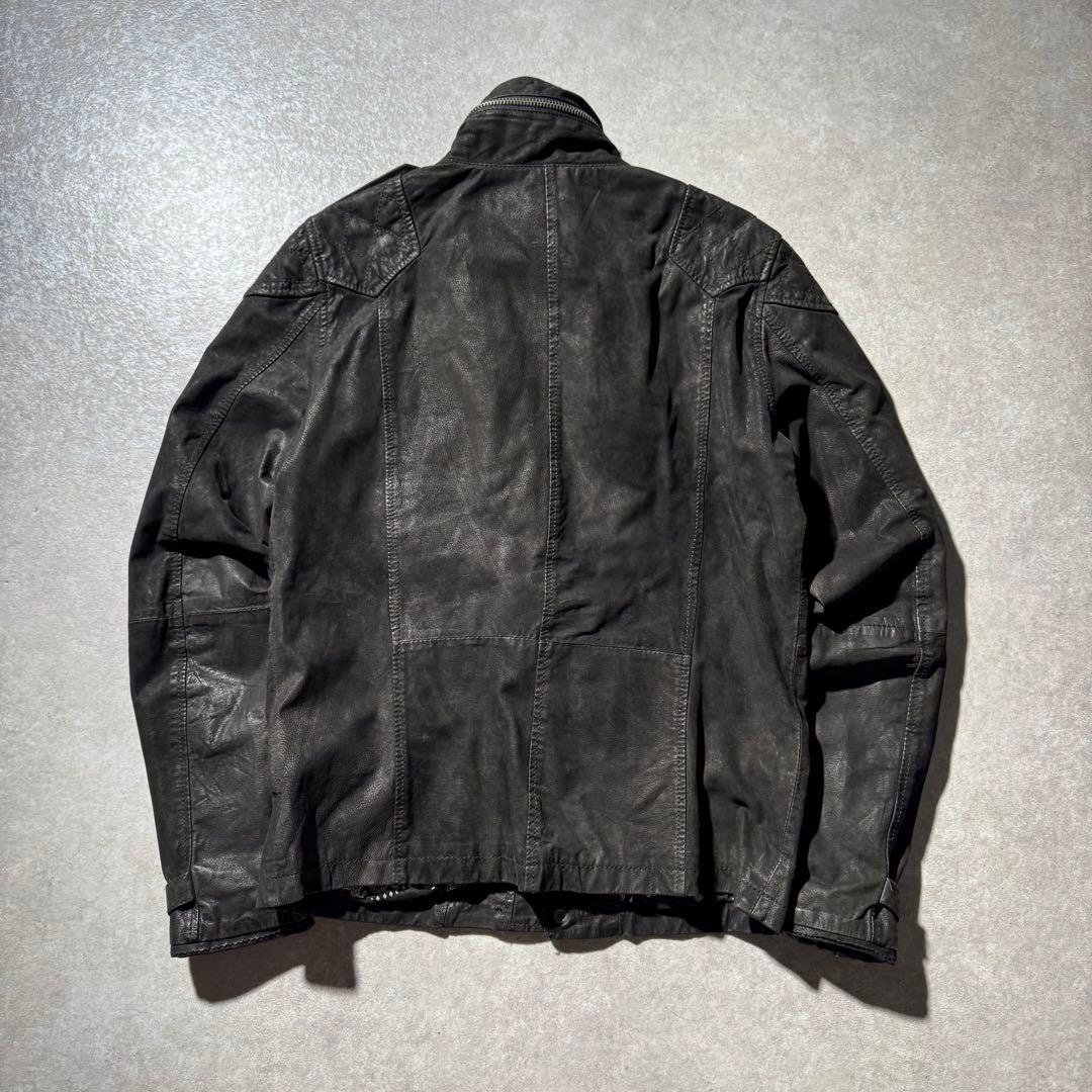 ジャケット・アウター Dark Wear old diesel leather jacket