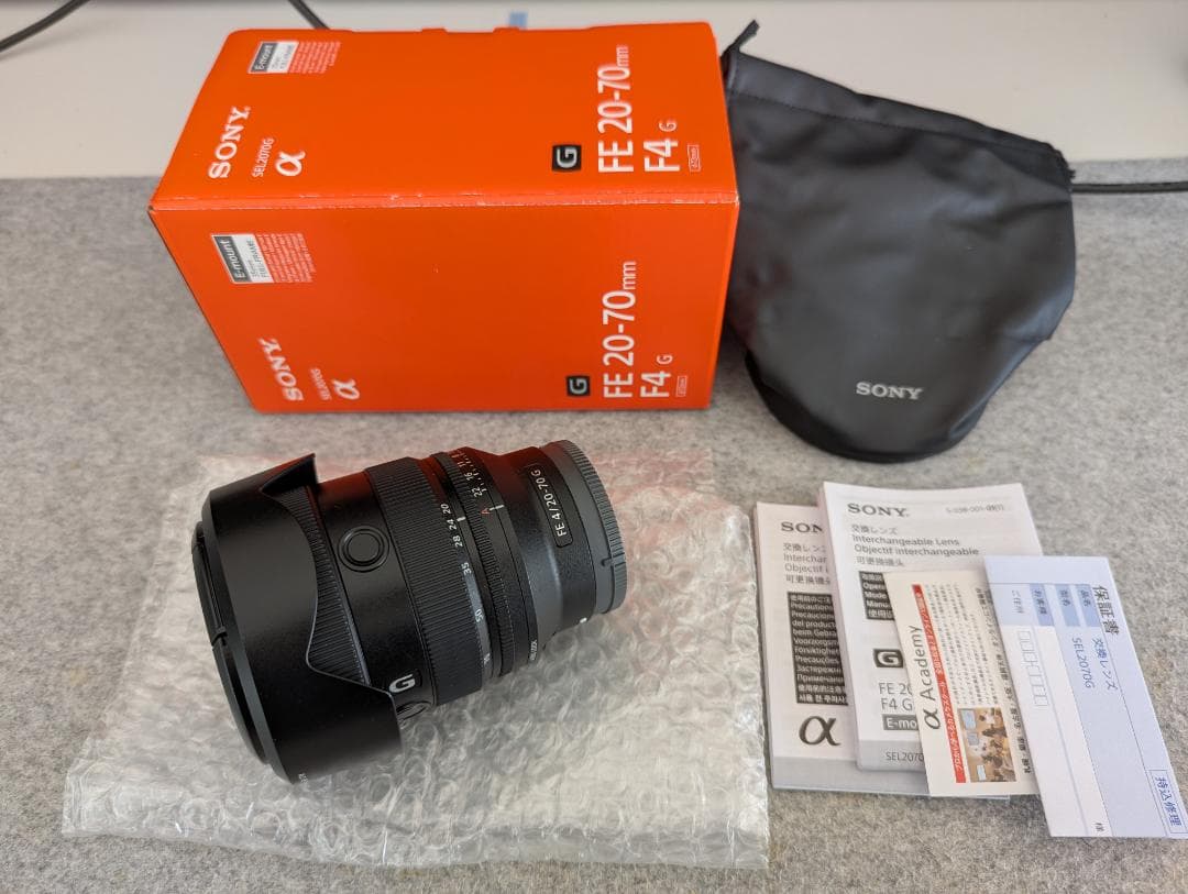 SONY FE 20-70mm F4 G　sel2070g　ソニー