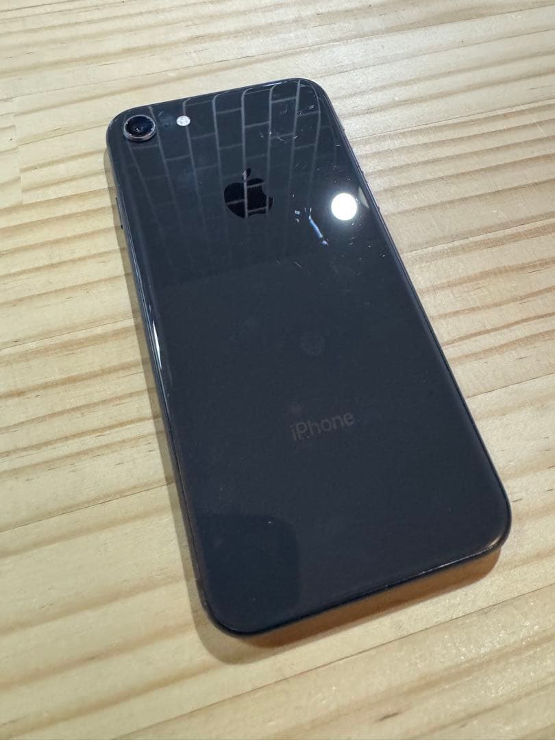 【本体のみ】iPhone8 64GB グレー SIMフリー 最大容量100％