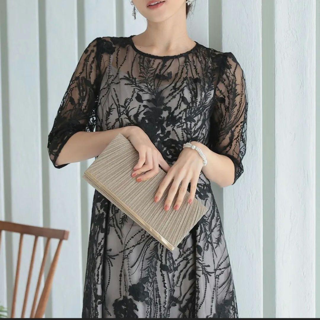 極美品　haremode　ドレス　ワンピース　結婚式　オケージョン　二次会