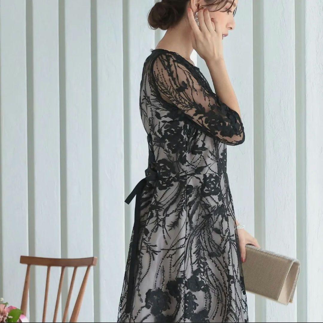 極美品　haremode　ドレス　ワンピース　結婚式　オケージョン　二次会