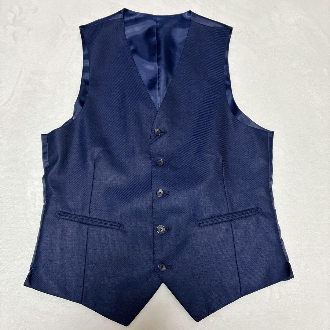 PERSON'S FOR MEN スーツ スリーピース ネイビー　フォーマル