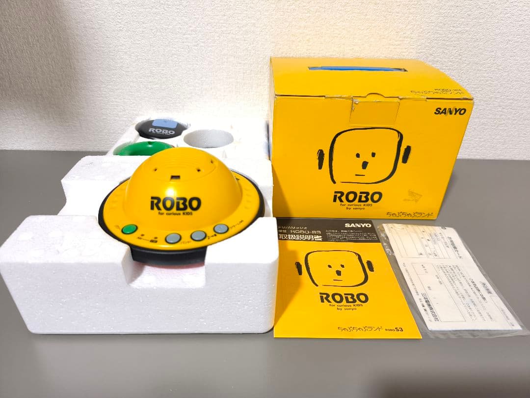 【レトロ】SANYO ROBO-S3 ちゃぷちゃぷランド　AM／FMラジオ