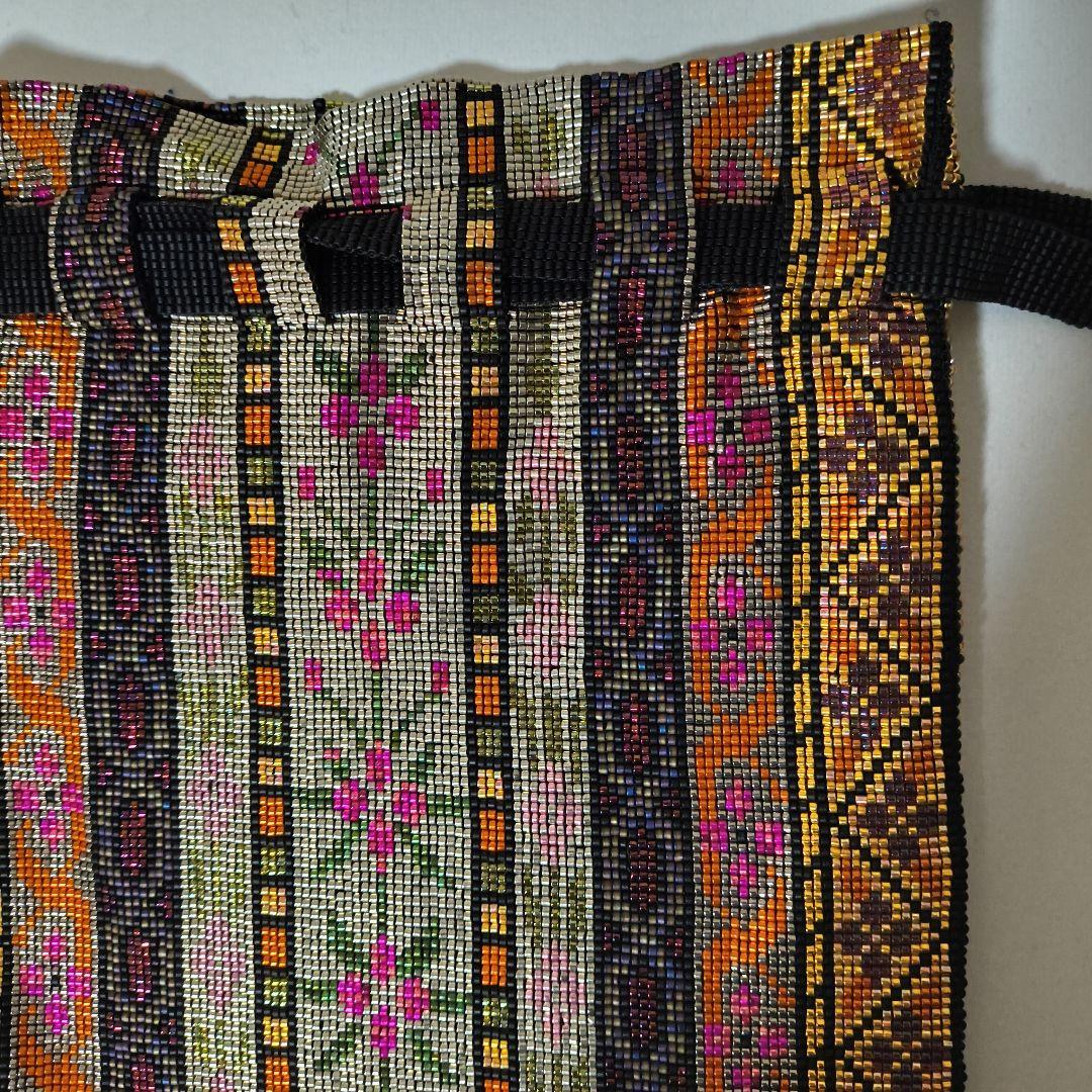 ビーズ 手織り バッグ 新品未使用 パーティ用 ハンドメイド 9-20